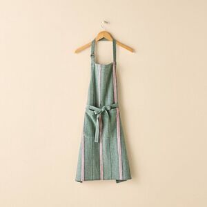 Hearth & Hand Kids Holiday Striped Green Apron